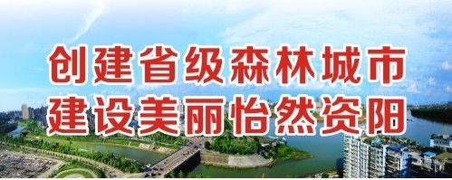 操逼吧一起创建省级森林城市 建设美丽怡然资阳